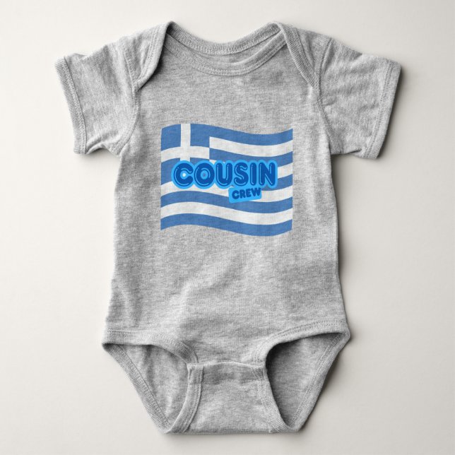 Cousin Crew Greece Baby Bodysuit (Front)
