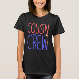 Cousin Crew Hockey Lovers Funny Family Sport Vinta T-Shirt