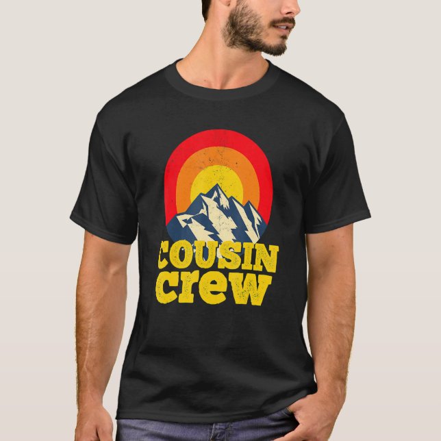 Cousin Crew Kids Matching Tees Camping Group Cousi (Front)