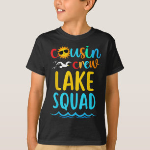 Cousin Crew Lake Squad 2024 Summer Vacation Family T-Shirt