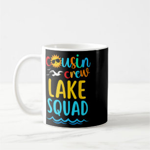 Cousin Crew Lake Squad 2025 Summer Vacation Family Coffee Mug