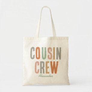 Cousin Crew Matching Boho Family Reunion Tote Bag