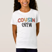 Cousin Crew Matching Retro Family Cousin Squad