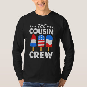 Cousin Crew Patriotic American Family Matching T-Shirt