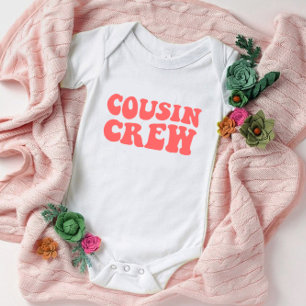 Cousin Crew   Peach Pink Matching Family Baby Bodysuit