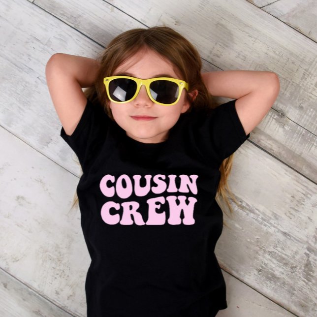 Cousin Crew | Pink Matching Family Unisex Kids T-Shirt (Creator Uploaded)