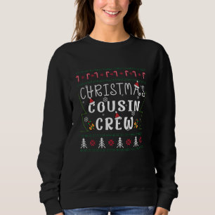 Cousin Crew Pyjamas Christmas Matching Cousin Gift Sweatshirt