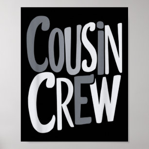 Cousin Crew Pyjamas Kids Girls Toddler Matching Gi Poster