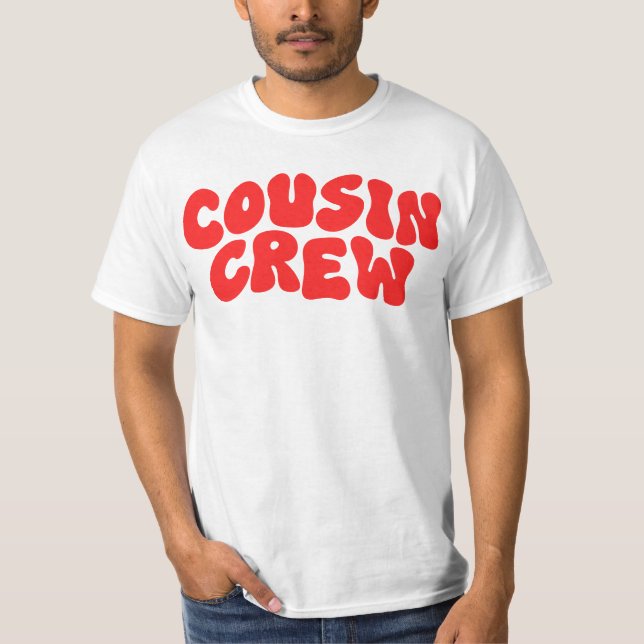 Cousin Crew | Retro Matching Cousin Family Reunion T-Shirt (Front)