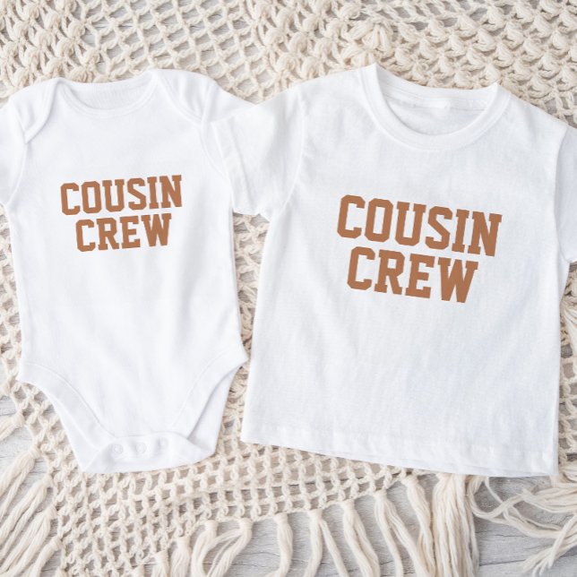 Cousin Crew | Rust Kids Baby T-Shirt (Creator Uploaded)