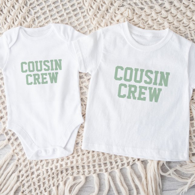 Cousin Crew | Sage Kids Baby T-Shirt (Creator Uploaded)