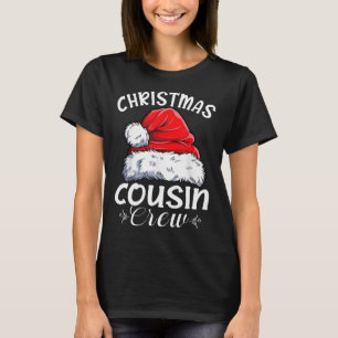 Cousin Crew Santa Family Matching Christmas Pajama T-Shirt