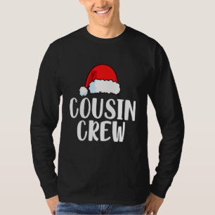 Cousin Crew Santa Red Plaid Xmas Christmas Pyjamas T-Shirt