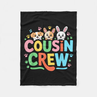 Cousin Crew Shirt Adults Kids Matching Cousin Givi Fleece Blanket