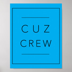 Cousin Crew Shirt For Toddlers Kids S Matching Poster
