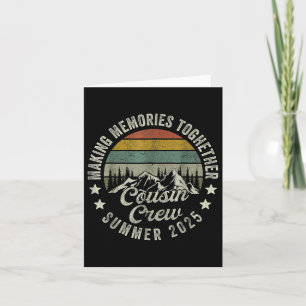 Cousin Crew Shirts, Camping Cousins Summer 2025  Card