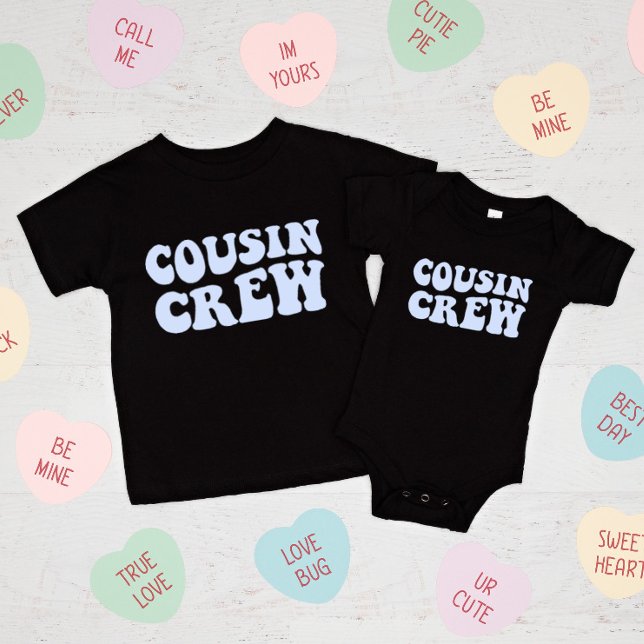 Cousin Crew | Sky Blue Matching Family Baby T-Shirt (Creator Uploaded)