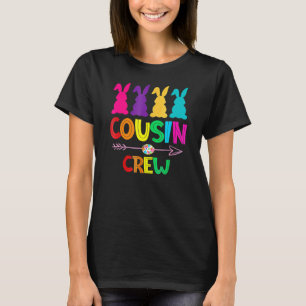 Cousin Crew  Squad Easter Day Cute Bunny Kids Todd T-Shirt