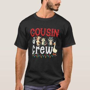 Cousin Crew T-Shirt Funny Farm Animals Christmas M