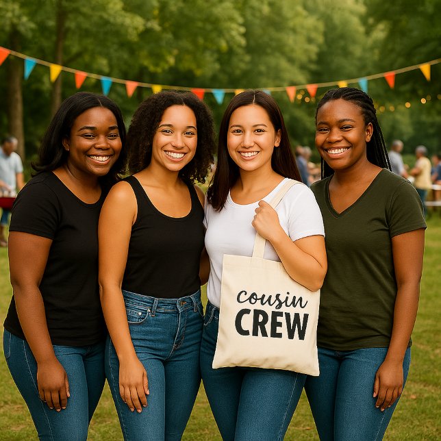 Cousin Crew Tote Bag (Creator Uploaded)