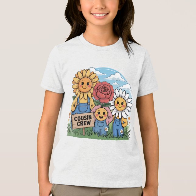 Cousin Crew Tri-Blend Shirt (Front)