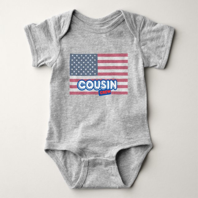 Cousin Crew USA Baby Bodysuit (Front)