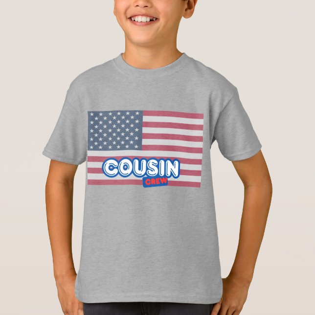 Cousin Crew USA T-Shirt (Front)