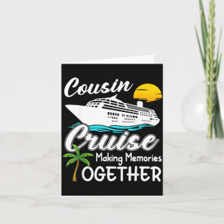 Cousin Cruise 2026 Making Memories Cool Cruising Card