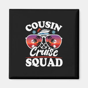 Cousin Cruise Squad 2025 Cruise Ship Party Group V Magnet