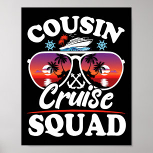 Cousin Cruise Squad 2025 Cruise Ship Party Group V Poster