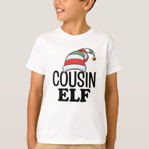 Cousin Elf Shirt Funny Christmas Matching T-shirt