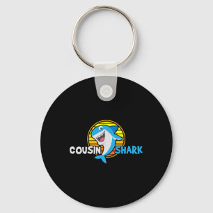 Cousin Gift Shark Lover Key Ring