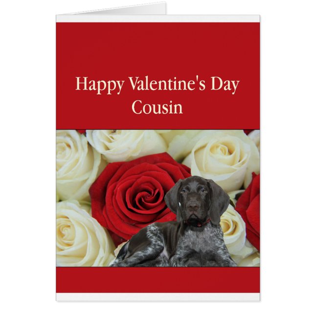 Cousin Glossy Grizzly Valentine Puppy Love (Front)