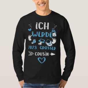 Cousin Ich Werde 2023 Großer Cousin  Baby Boy T-Shirt