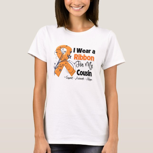 Cousin - Leukaemia Ribbon T-Shirt (Front)