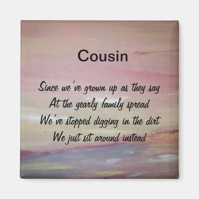 Cousin Magnet (Front)