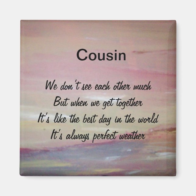 Cousin Magnet (Front)