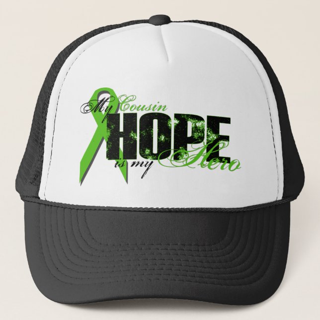 Cousin My Hero - Lymphoma Hope Trucker Hat (Front)