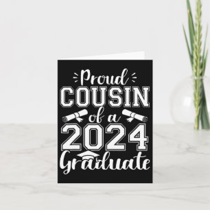 Cousin Of A Cl Of 2024 Graduate Senior Graduation Card