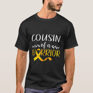 Cousin Of A Warrior Childhood Cancer Awareness Sup T-Shirt