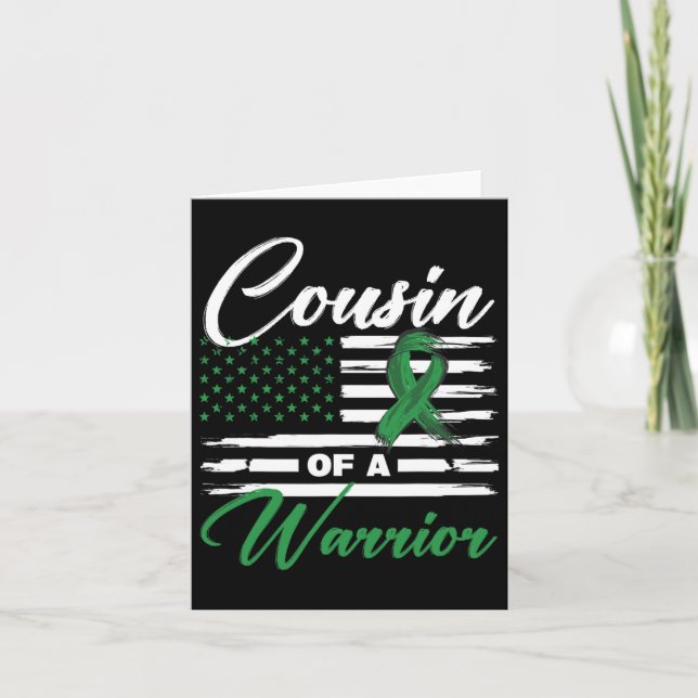 Cousin Of A Warrior Flag Gallbladder Or Bile Duct  Card (Front)