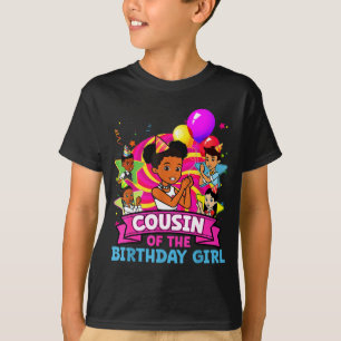 Cousin Of Birthday Girl Gracie Nk Doll Family Deco T-Shirt