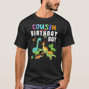 Cousin Of The Birthday Boy Dinosaur T-Rex Matching T-Shirt