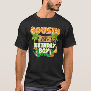 Cousin Of The Birthday Boy Jungle Animals Safari Z T-Shirt