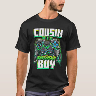 Cousin Of The Birthday Boy Matching Family Video G T-Shirt
