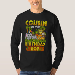 Cousin Of The Birthday Boy Safari Zoo Wild Animal T-Shirt