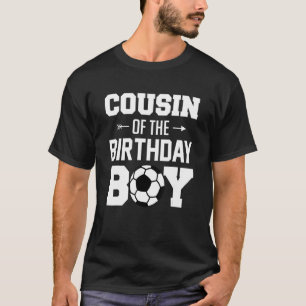 Cousin Of The Birthday Boy   Soccer Boy Family Mat T-Shirt