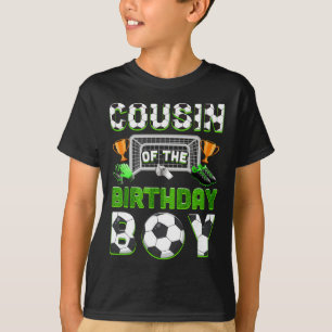 Cousin Of The Birthday Boy Soccer Family Matching  T-Shirt