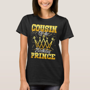 Cousin of the Birthday Prince Bay Matching Family  T-Shirt
