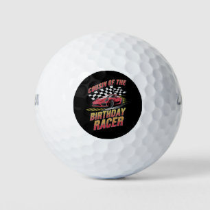 Cousin Of The Birthday Racer Racing Family Party  Golf Balls